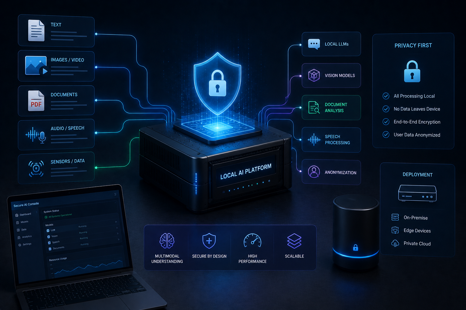 Secure Local AI Platform